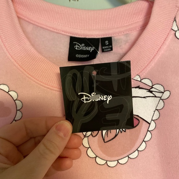 NWT Disney Marie Cat Pink Sweatshirt Small - Picture 2 of 5